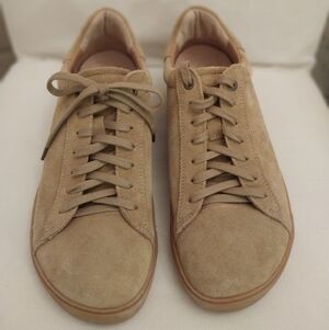 Women's Birkenstock Tan Suede Sneakers